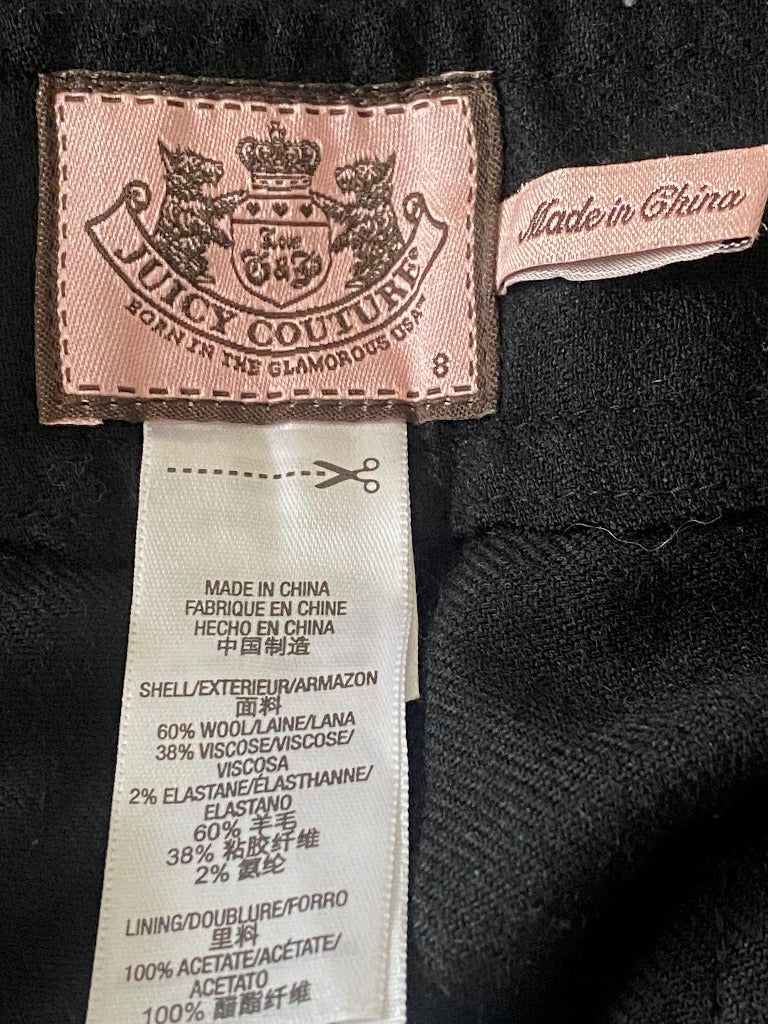 Juicy Couture Black Shorts - Label