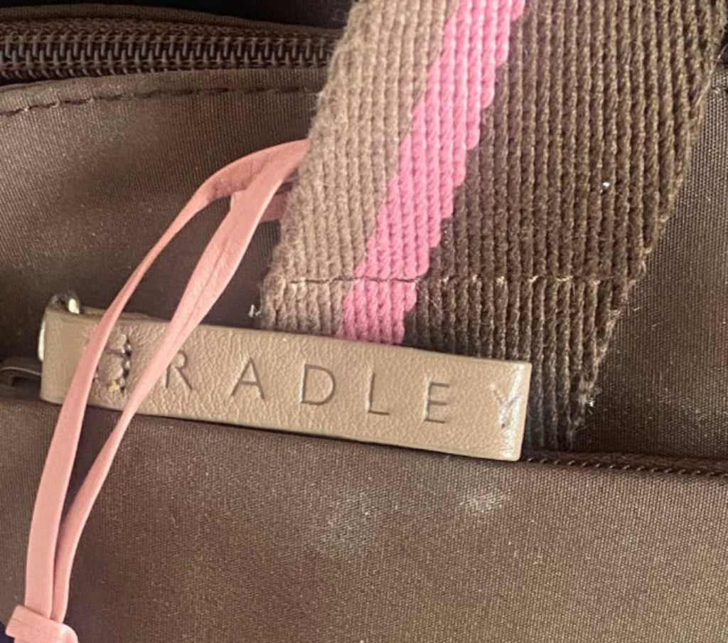 RADLEY Brown and Pink Canvas Bag