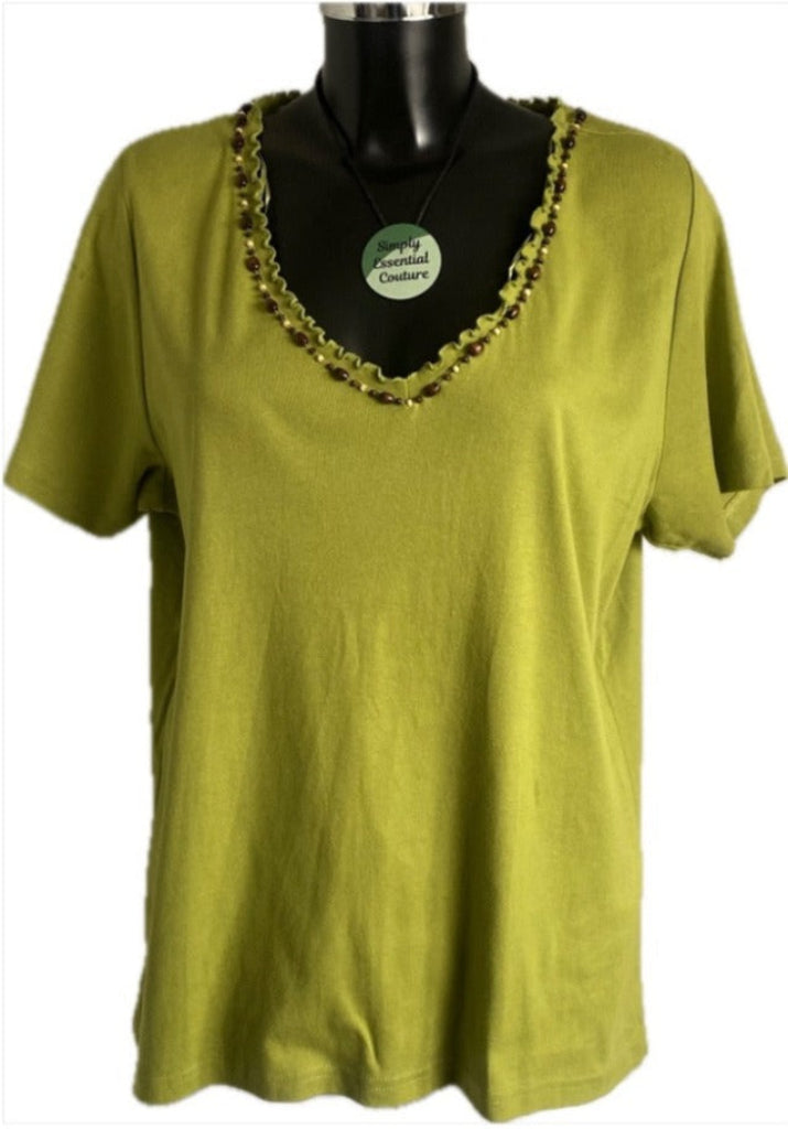 Rogers & Rogers Green T-Shirt Size UK26