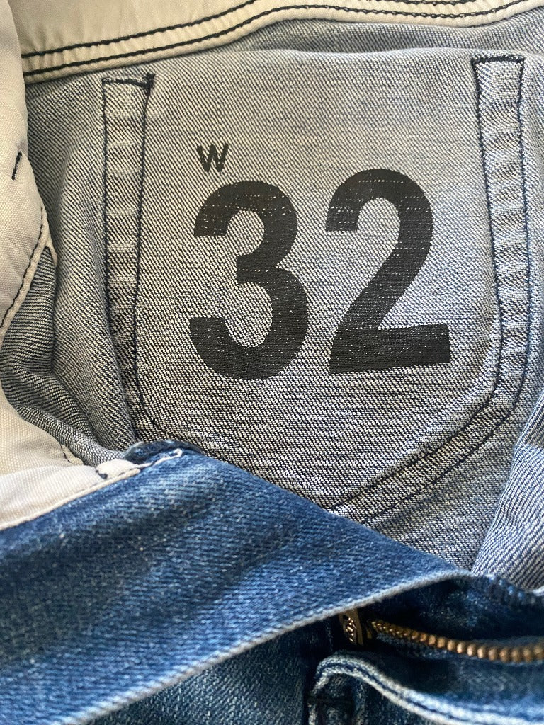 Superdry Blue Denim Skirt - UK14