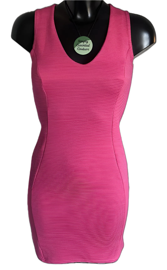 Missguided Hot Pink Dress - Size UK10