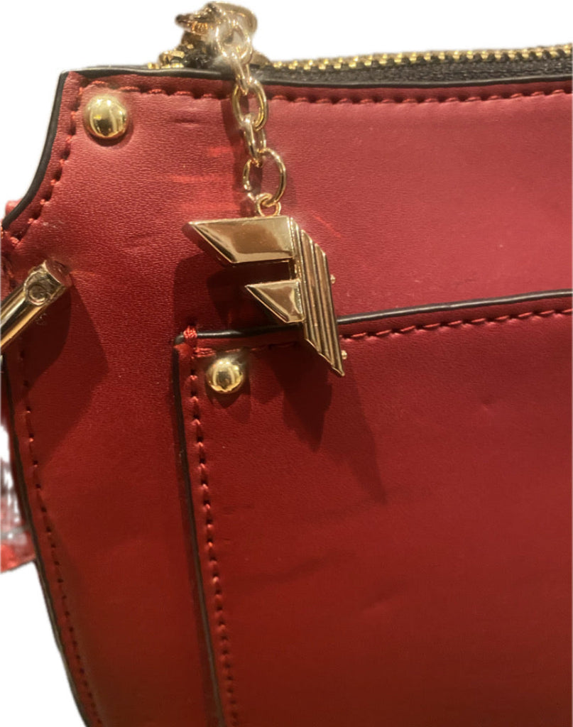 Fiorelli Red Crossbody Leather Saddlebag