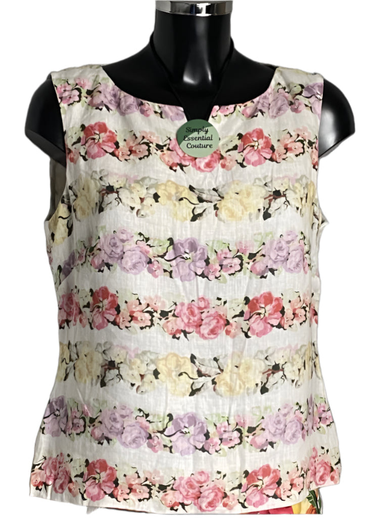 Laura Ashley Vintage Linen Top - UK14