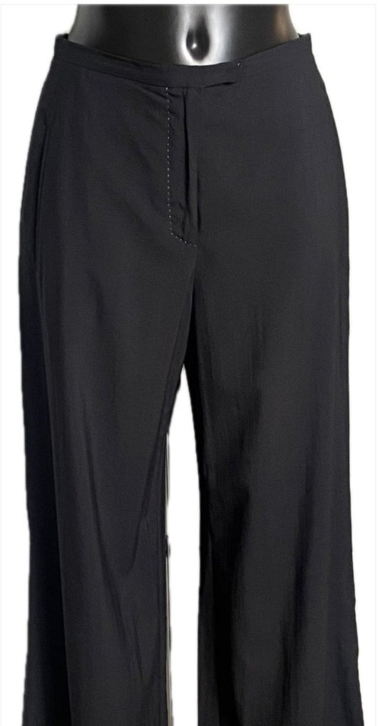 Whistles Black Trousers - Size UK10