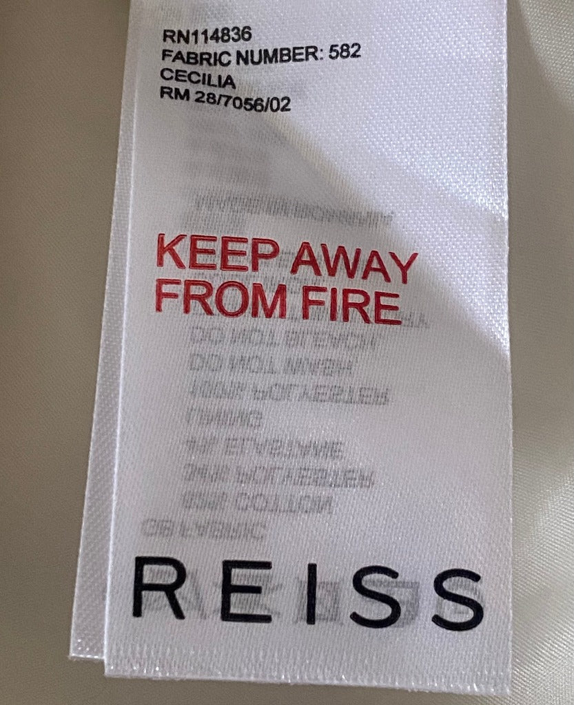 REISS Vintage Cream Skirt - Size UK10 - Pre-loved in Superb Condition