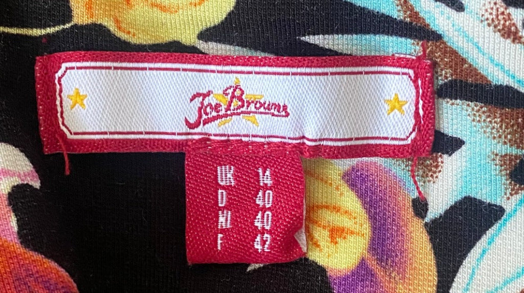 JOE BROWNS Black Parrot Dress - Label