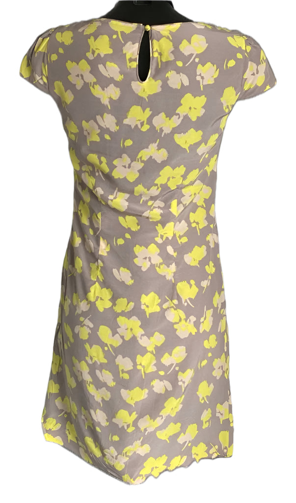 BODEN Beige Dress & Yellow Flowers - UK6
