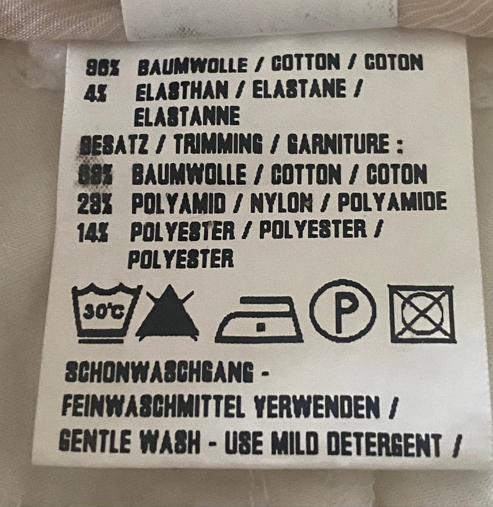 JEAN PAUL of BERLIN Cream Skirt - UK14