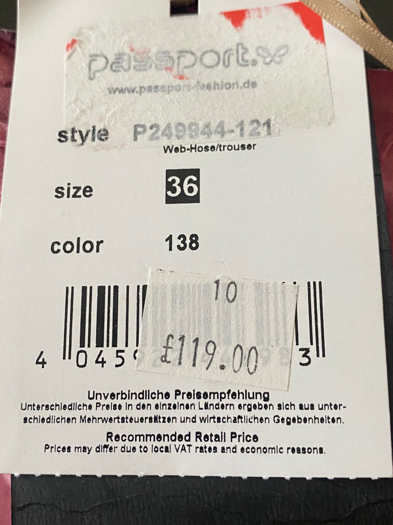PASSPORT Skinny Fit Pink Jeans - RRP