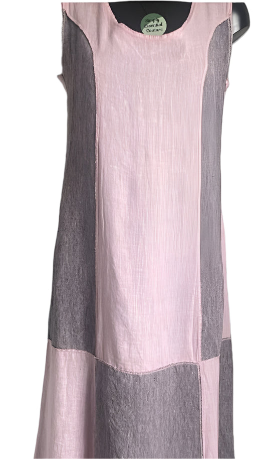 EDEN ROCK Linen Maxi Dress - UK S