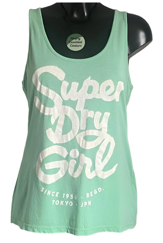 Superdry Mint Green Vest - UK L