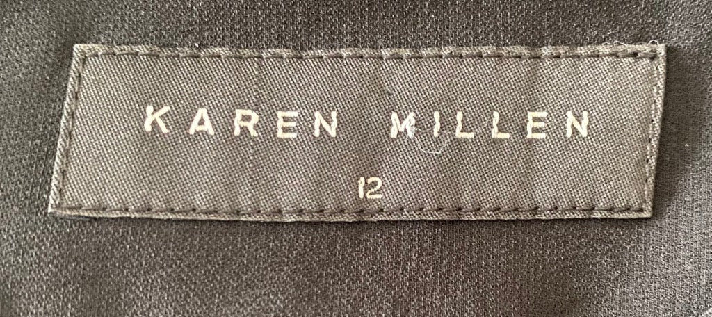 KAREN MILLEN Black Dress - Size UK12