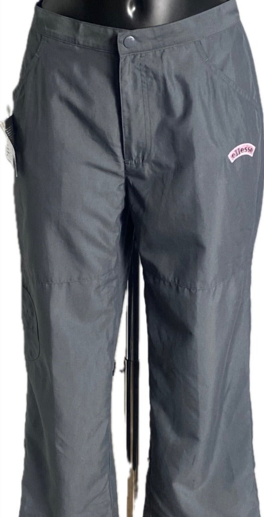 Ellesse Grey Cropped Trousers - Size UK10