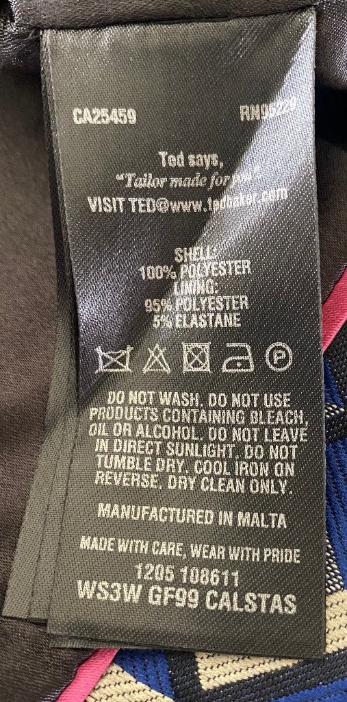 Ted Baker Navy Patterned Shorts - Mix