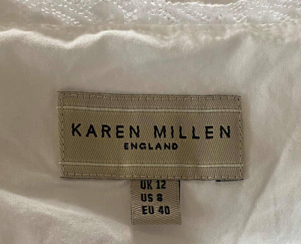 KAREN MILLEN White Dress - UK12