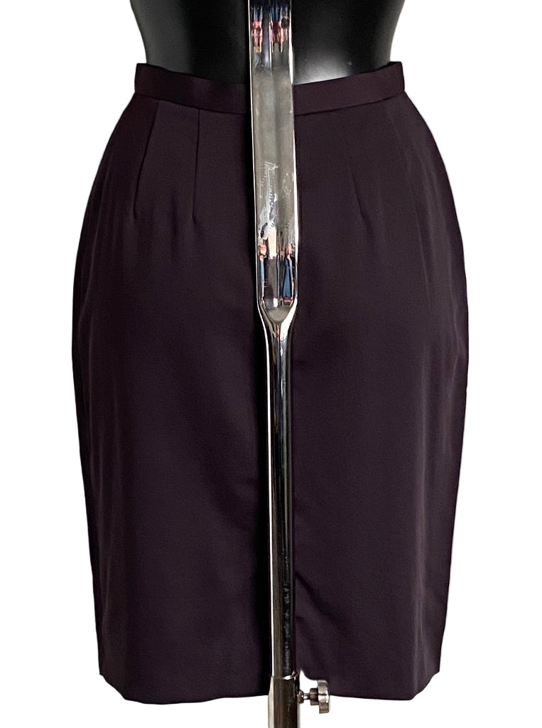 Kenzo Burgundy Vintage Skirt UK10