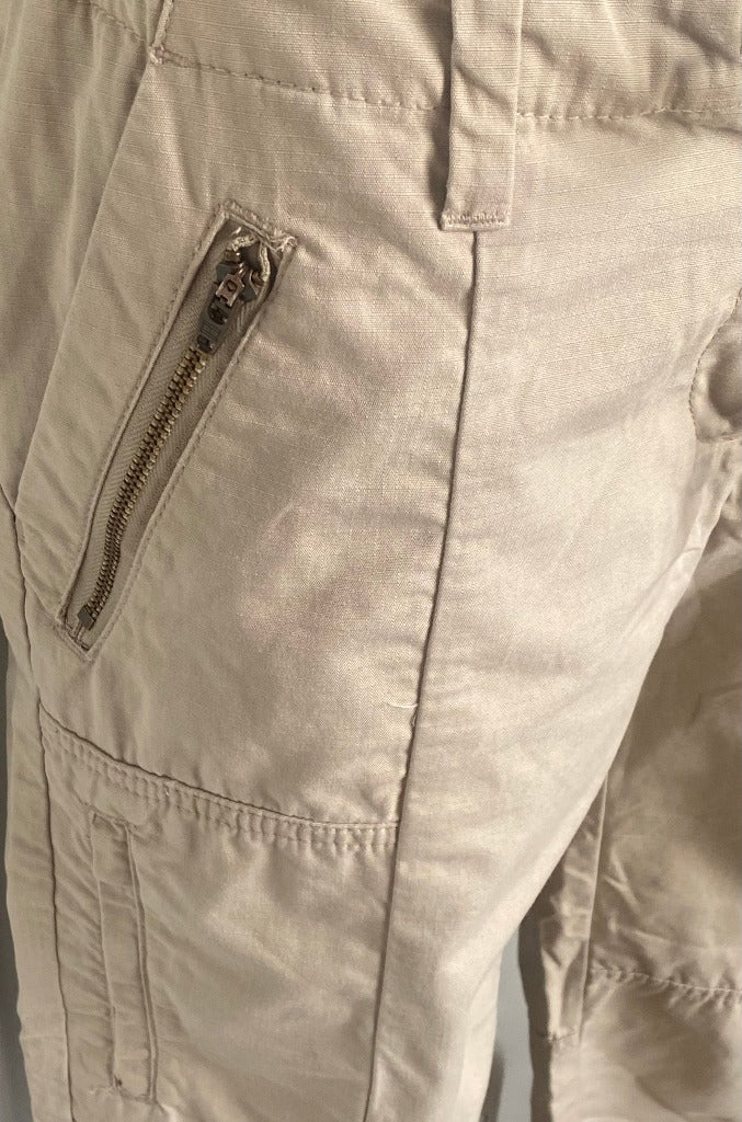 Hilfiger Cream Cropped Trousers Pocket