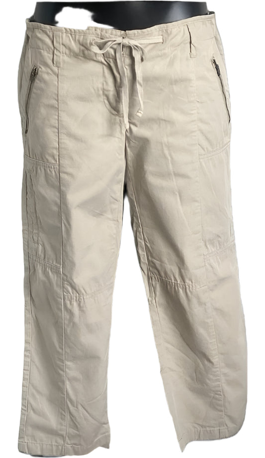 Tommy Hilfiger Cream Cropped Trousers - UK10
