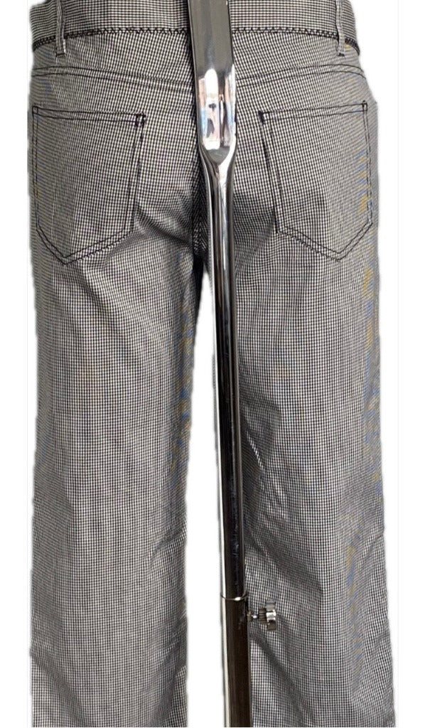JOSEPH Gingham Crop Trousers - UK14