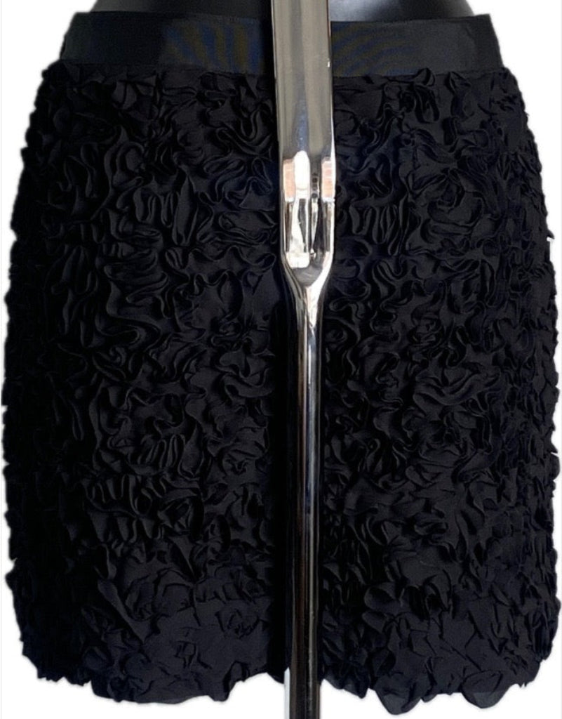 TED BAKER Black Textured Skirt - UK12
