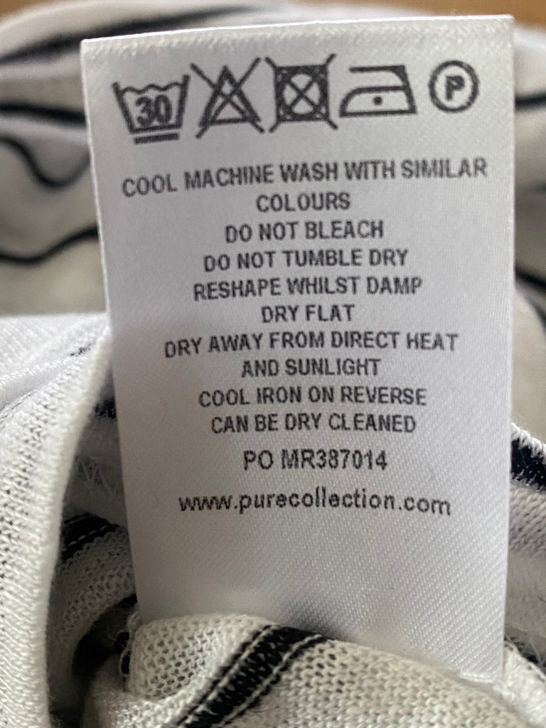 PURE Linen Vest Top size UK14 NEW with Tags