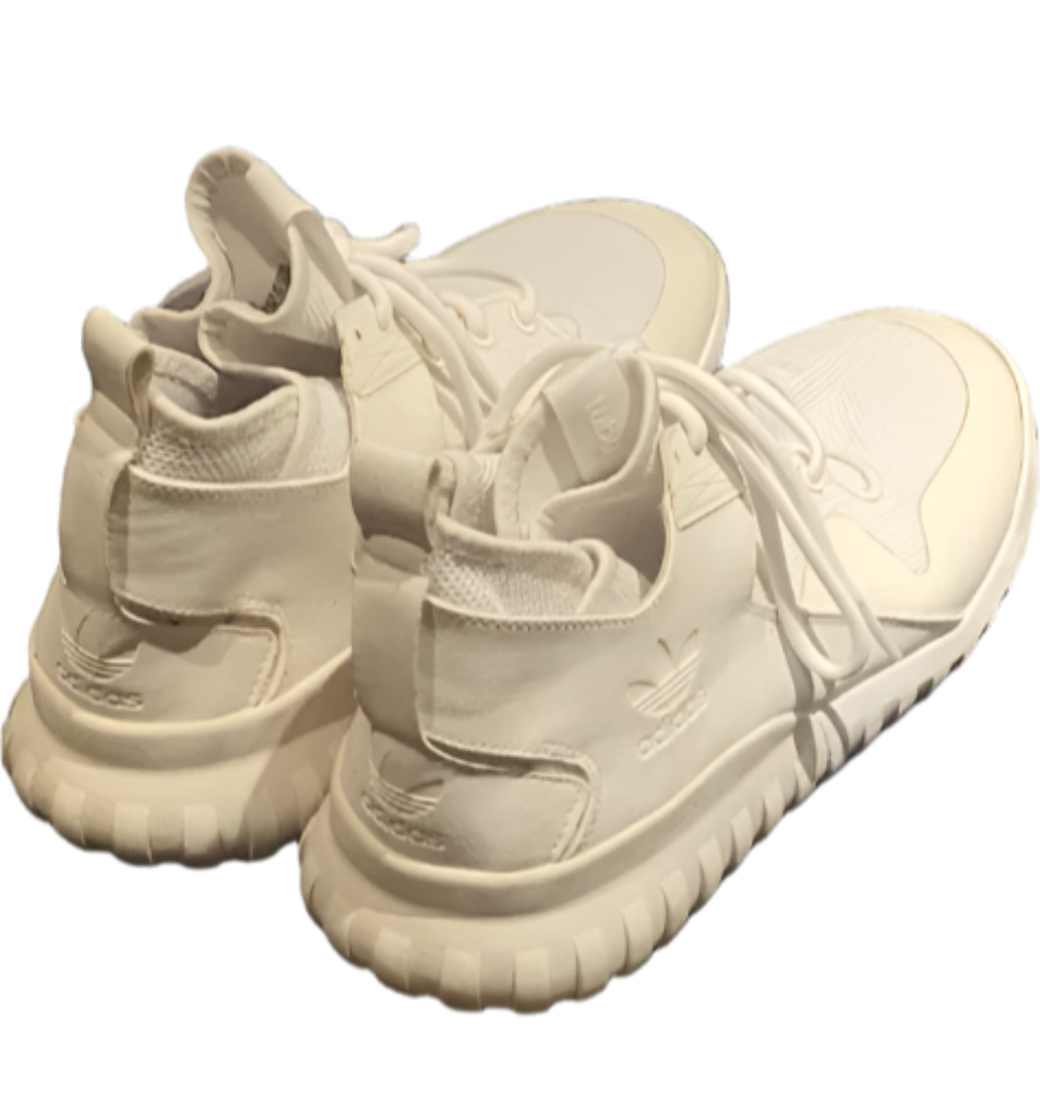 Adidas Tubular White Trainers - UK9.5
