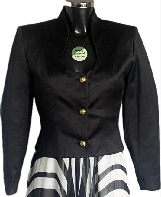 Salvatore Ferragamo Black Jacket - UK12