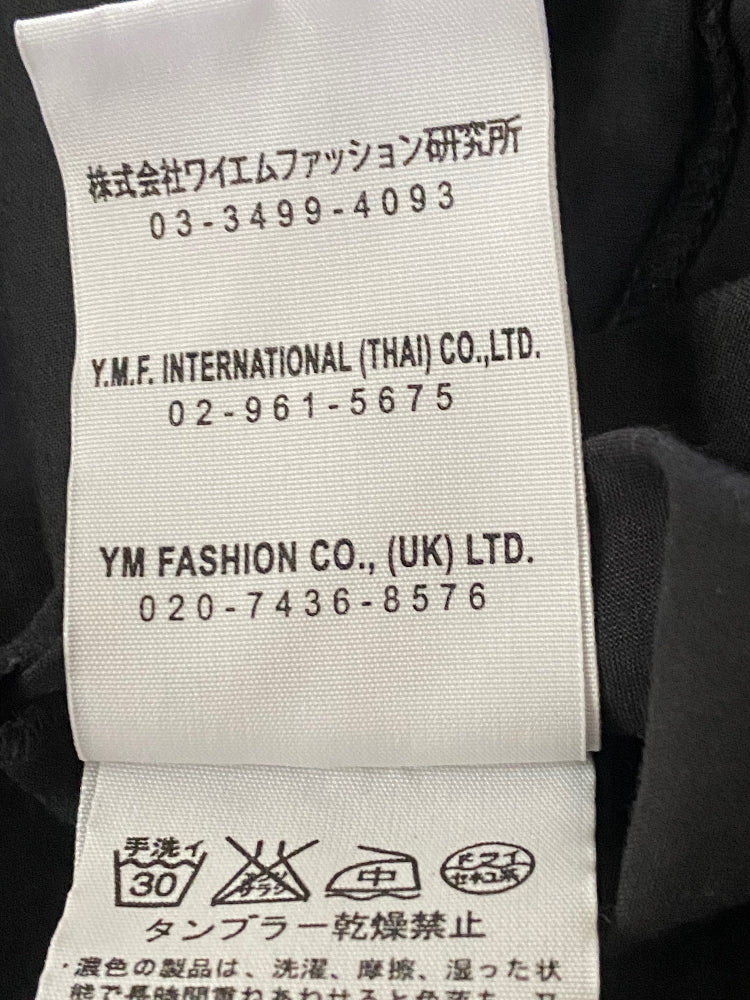Yacco Maricard Black Asymmetrical Shirt Size 0 - UK6