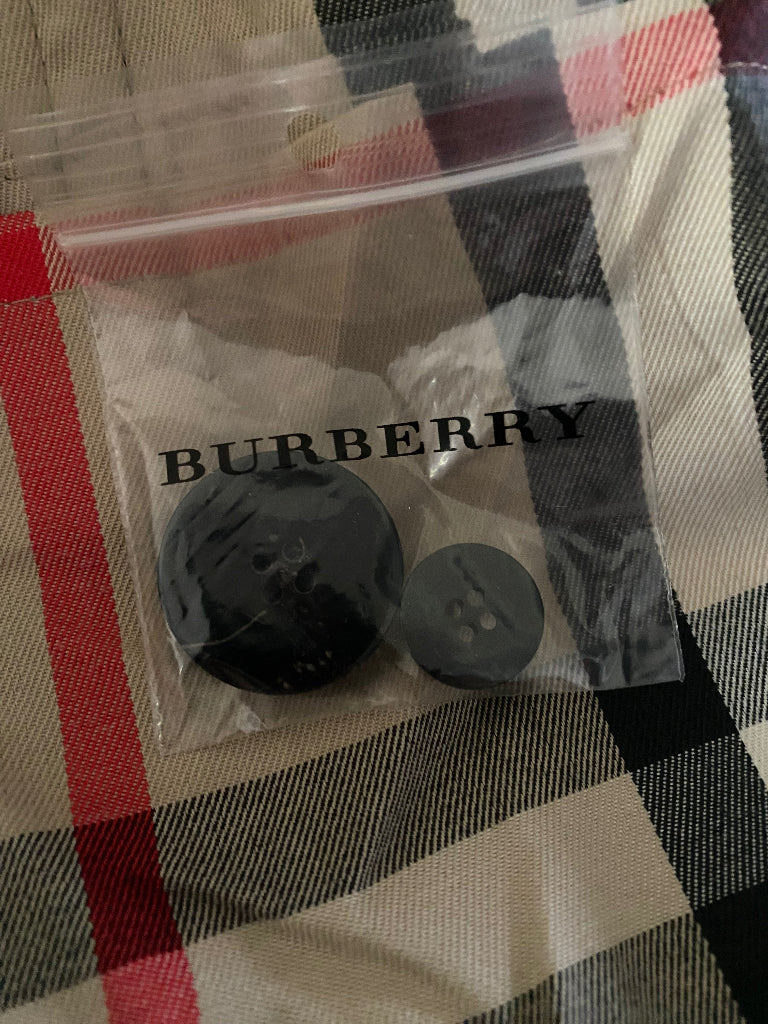 BURBERRY Navy Trench Coat Size 52 - UK L