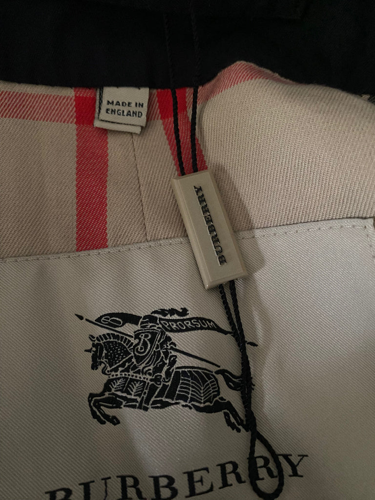 BURBERRY Navy Trench Coat Size 52 - UK L