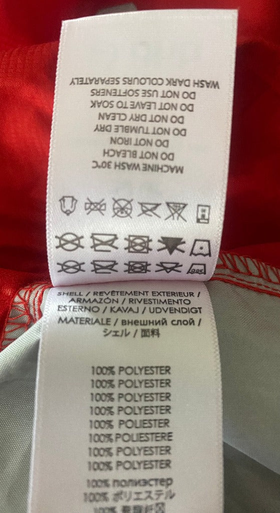 DHB Red Cycling Gilet - Size XL - Wash Label
