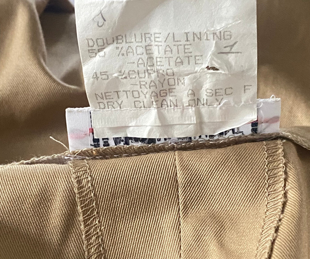 VINTAGE YVES SAINT LAURENT Wide Leg Trousers UK8 - Pre-loved