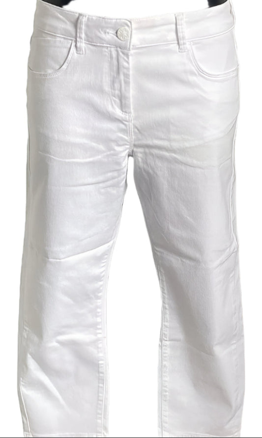 M&S White Cropped Jeggings - Size UK12