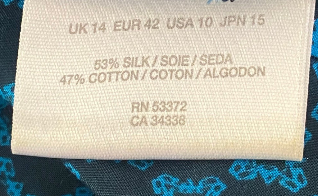 NICOLE FARHI Navy & Blue Skirt - MIX