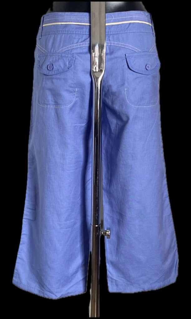 Monsoon Cropped Linen Trousers Size UK12 - NEW with Tags