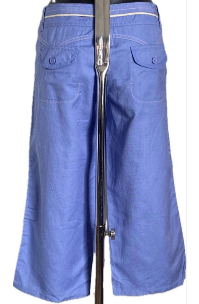 Monsoon Cropped Linen Trousers Size UK12 - NEW with Tags