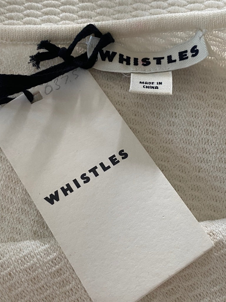 Whistles Knitted One Shoulder Top - Thread