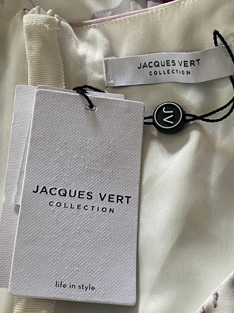 Jacques Vert Lilac & Cream Bodice - Tags