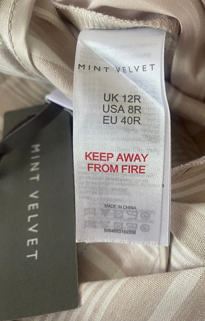 Mint Velvet Linen Trousers - UK12