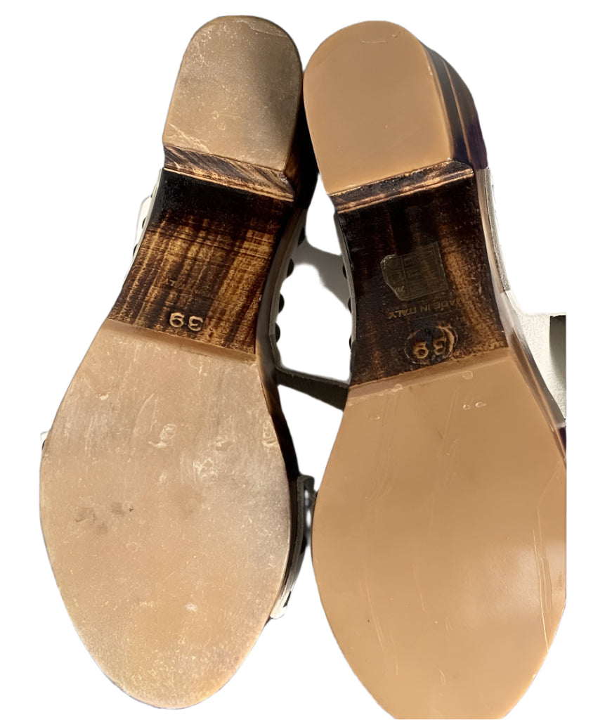 Kurt Geiger White Leather Sandals - UK6