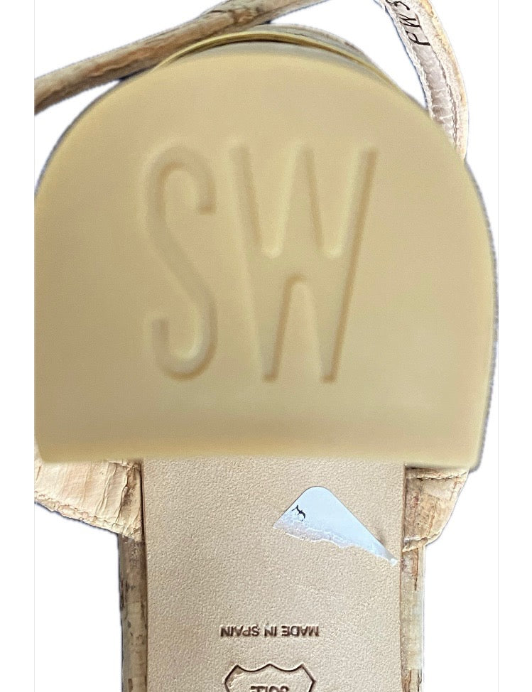 STUART WEITZMAN Cork Wedge Sandals - UK 11 M - Brand NEW with Box