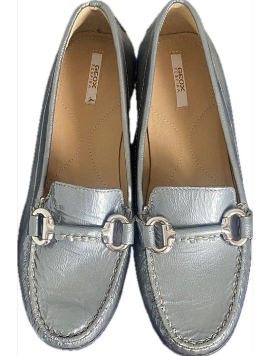 GEOX Aqua Respira Leather Loafers - UK4