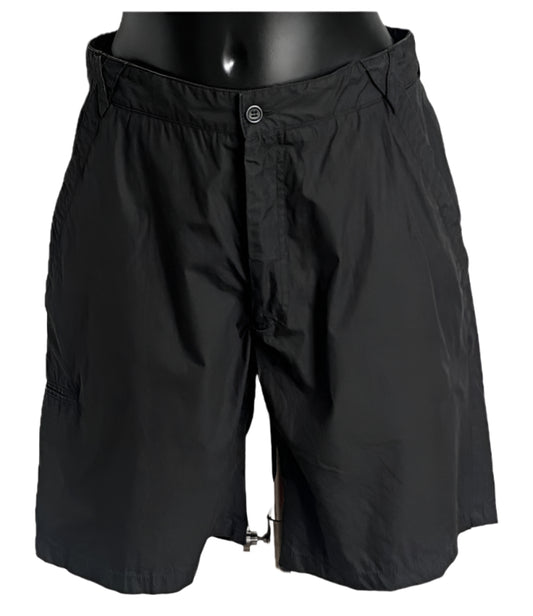 Gianni Versace Black Cotton Shorts - UK10