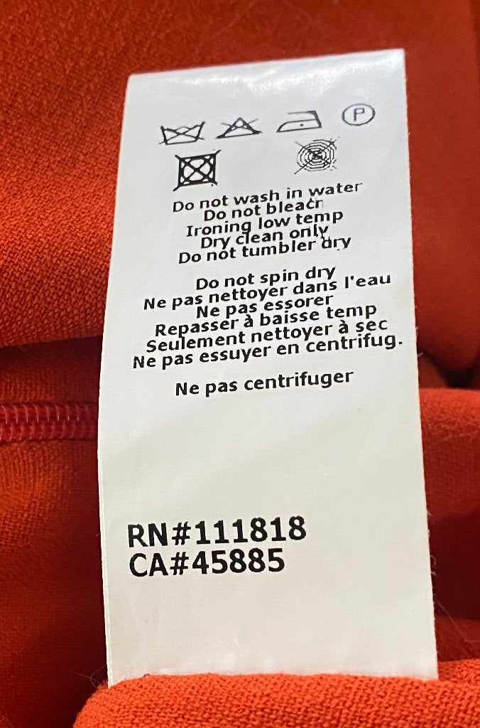 MICHAEL KORS Orange Dress - Size UK12 - Pre-loved in Great Condition