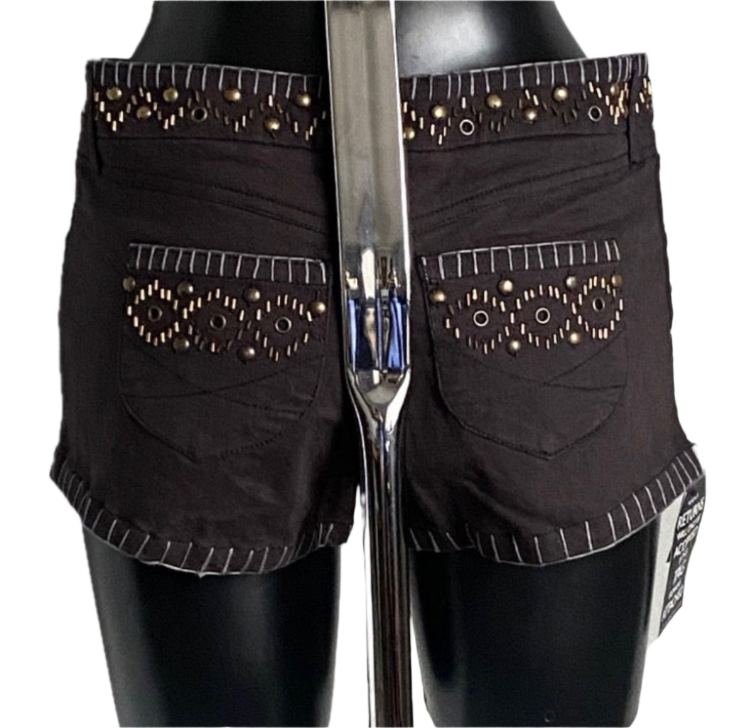 Kate Moss Brown Shorts - Size UK10