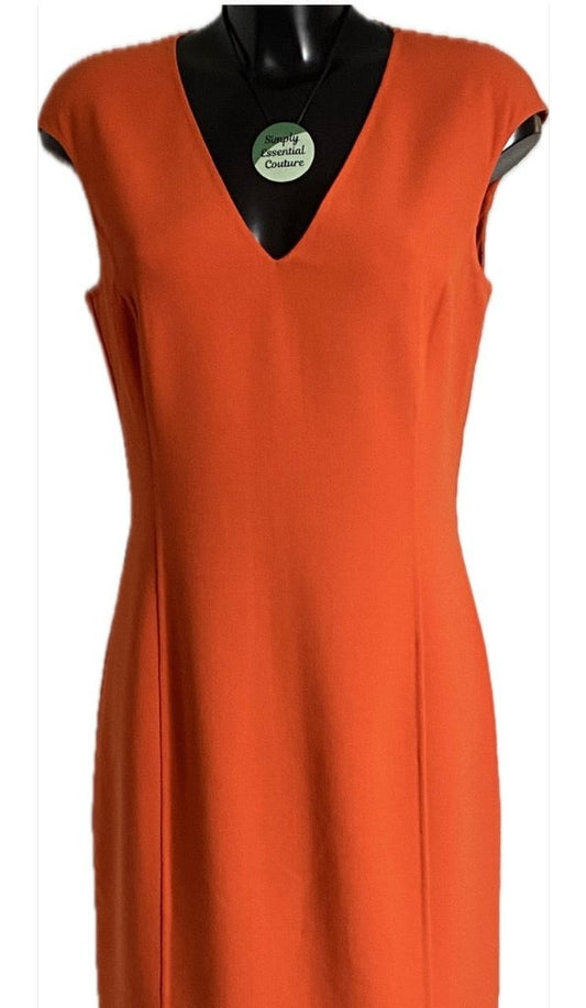MICHAEL KORS Orange Dress - Size UK12 - Pre-loved in Great Condition