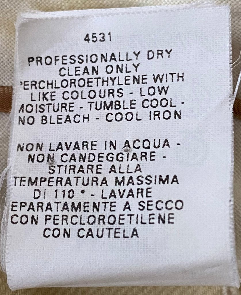 Moschino Cotton Trousers - Dry Clean