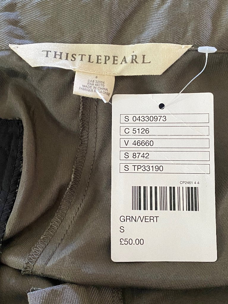 ThistlePearl Khaki Shorts Size UK8 - NEW with Tags