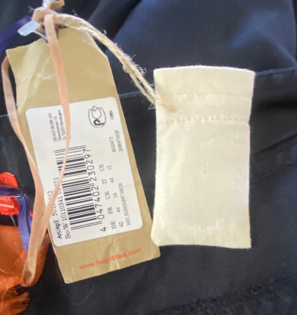 Hugo Boss Linen Harem Shorts Size UK14 - NEW with Tags