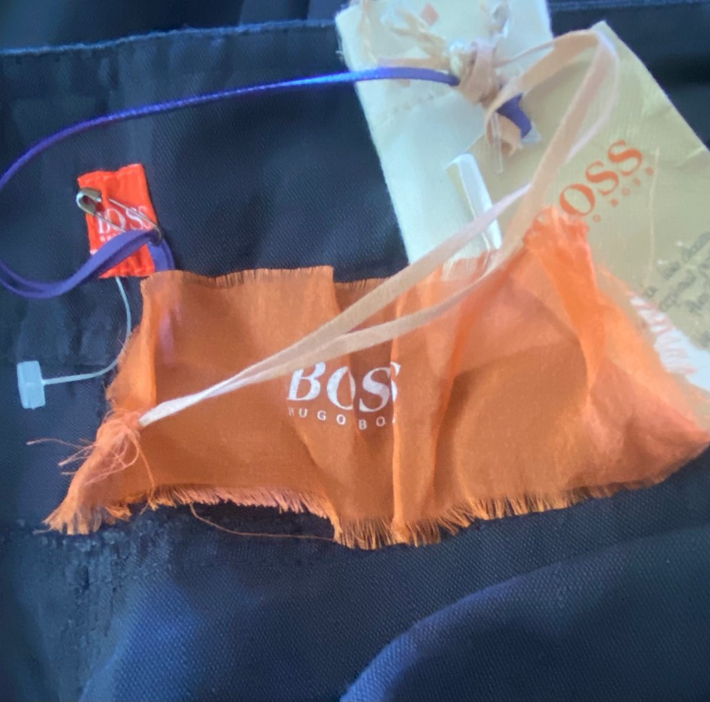 Hugo Boss Linen Harem Shorts Size UK14 - NEW with Tags